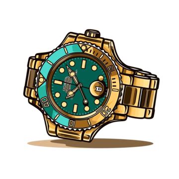 rolex watch cartoon